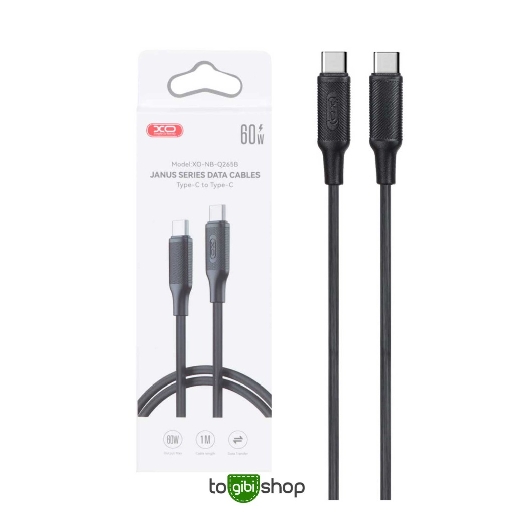کابل شارژ فست XO Type-C to Type-C مدل Q265B