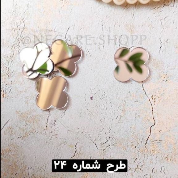 آینه پلکسی طرح گل