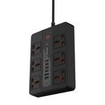 چندراهی برق و هاب شارژر هوشمند Porodo مدل Multi-Port Super Hub