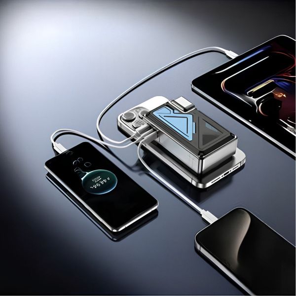 پاوربانک و شارژر دیواری 2 کاره 20000 پاورولوژی مدل Wall Charger MagSafe