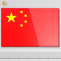 متال پوستر طرح پرچم کشور چین (China)