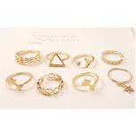 انگشتر زنانه مجموعه 8 عددی