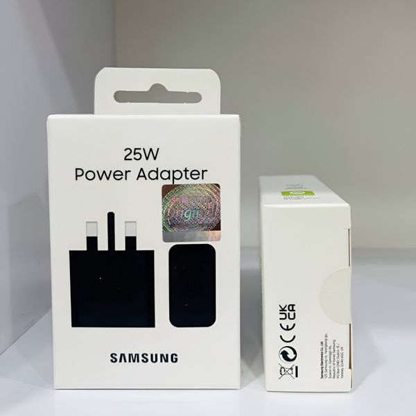 شارژر سه پین سامسونگ 25W - اورجینال و شرکتی