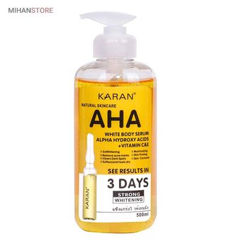 سرم روشن کننده بدن AHA حاوی ویتامین C و E | لایه‌بردار و ضدتیرگی قوی