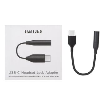 تبدیل Type-C Samsung به جک 3.5 میلی متری - مشکی - SMO