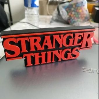 دکوری لوگو Stranger Things