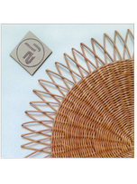 دیوارکوب ستاره‌ای حصیری استودیو راح