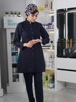 مانتو شلوار دکمه دار