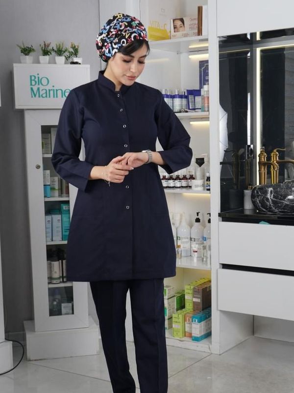 مانتو شلوار دکمه دار