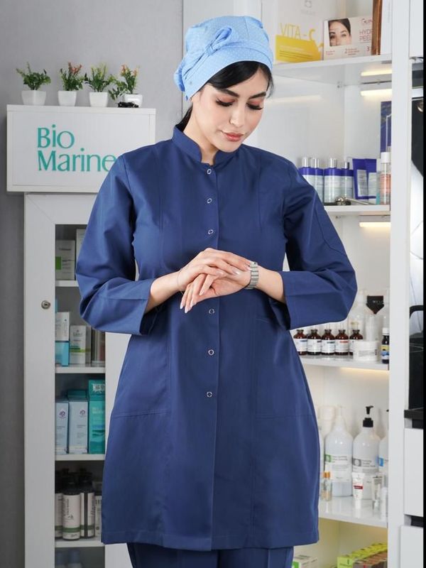 مانتو شلوار دکمه دار