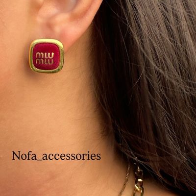 گوشواره miu miu وارداتی