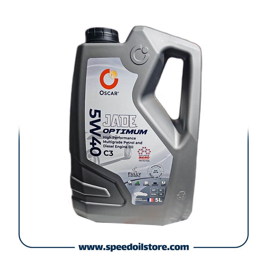 روغن موتور اسکار 5w40 با استاندارC3 پنج لیتری