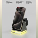 شارژر سه کاره رومیزی لاکچری VyVyLabs