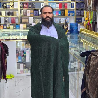 کیس افغانی | پتو افغانی المبارک سبز مات