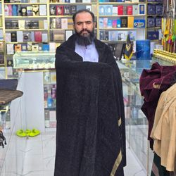 کیس افغانی | پتو افغانی المبارک رنگ مشکی براق