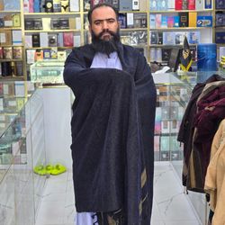 کیس افغانی | پتو افغانی المبارک سورمه ای مات