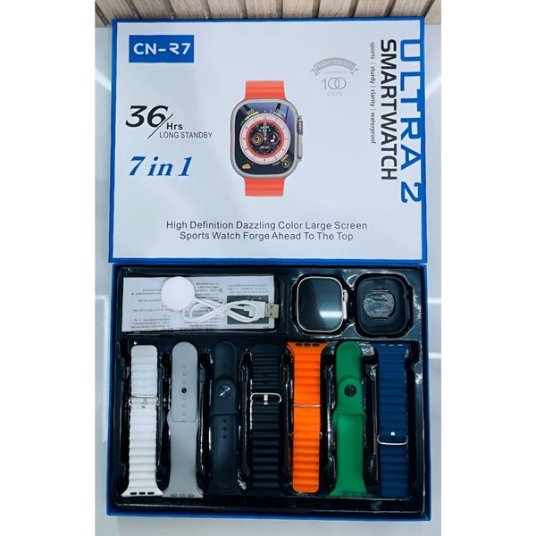 ساعت هوشمند مدل R7 ULTRA - هفت بند سیلیکونی 49m