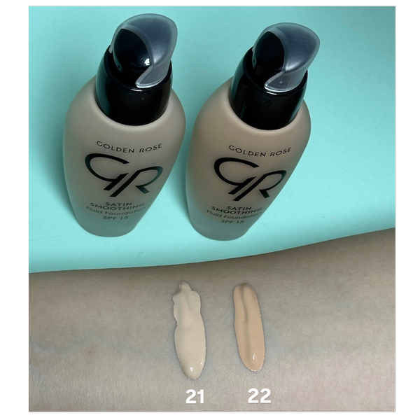 کرم پودر GOLDEN ROSE مدل satin smoothing