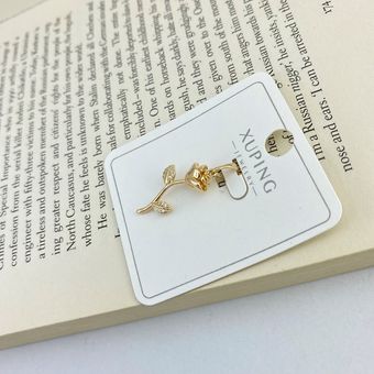 آویز گردنبند زنانه ژوپینگ مدل گل رز کد N4020