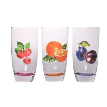 لیوان مادام کوکو مدل WINTER FRUITS کد 1KBARD0368139 مجموعه 3 عددی