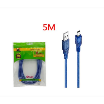 کابل 5 متری mini usb شیلددار