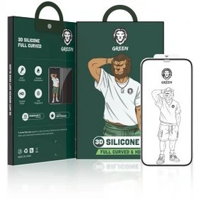 گلس گرین مدل 3D Silicone Full Curved HD مناسب iPhone 12/12 Pro