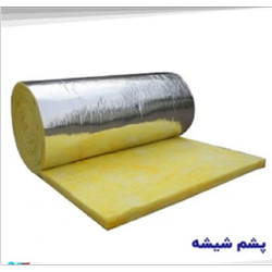 پشم شیشه 5 سانی رولی فویل دار 18 متری