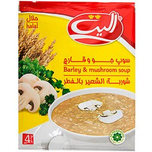 سوپ جو و قارچ