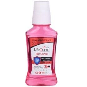 دهانشویه بزرگسال حساس (Red Guard) برند لایف گارد با حجم 270 میلی لیتر