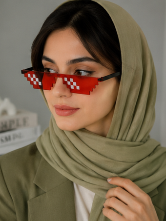 عینک فانتزی عکاسی هنری زرشکی