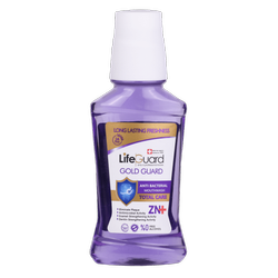 دهانشویه بزرگسال تراست مدل توتال (Gold Guard) برند لایف گارد حجم 270 میل