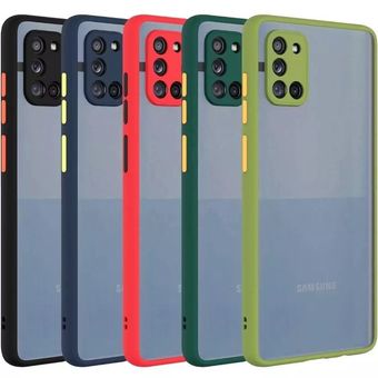 کاور قاب گوشی پشت مات محافظ لنزدار سامسونگ Samsung Galaxy A31