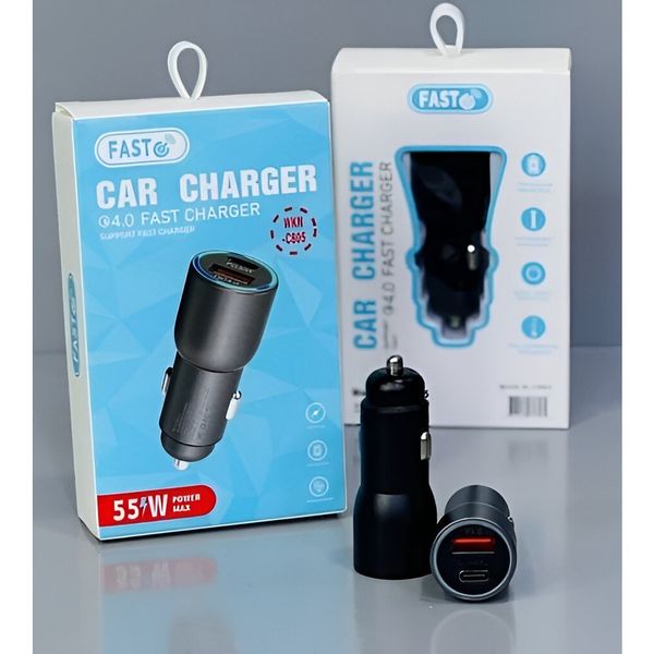 شارژر فندکی موکسوم 55 وات مدل WKN-C805