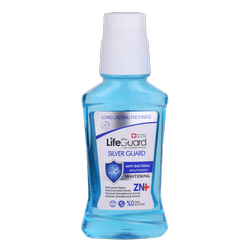دهانشویه بزرگسال تراست مدل سفیدکننده (Silver Guard) برند لایف گارد حجم 270 میل
