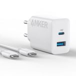 شارژر دیواری 20 وات انکر مدل B2348 به همراه کابل USB-C به طول 1.5 متر