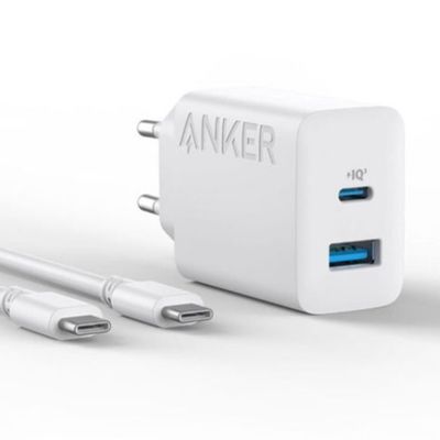 شارژر دیواری 20 وات انکر مدل B2348 به همراه کابل USB-C به طول 1.5 متر