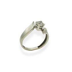 انگشتر سولیتر 2.32 گرم _کارکرده -بدون اجرت 14 عیار ترکیه