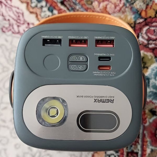 پاوربانک ریمکس مدل RPP123 – ظرفیت 60 هزار میلیآمپر - اورجینال