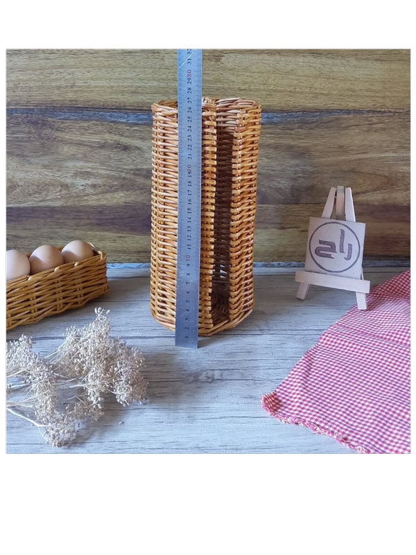 جا دستمالی ایستاده حصیری استودیو راح