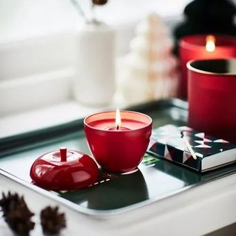 شمع معطر سیب دارچین ایکیا سری VINETR 24