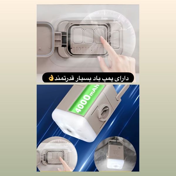 تشک بادی دونفره با پمپ سرخود