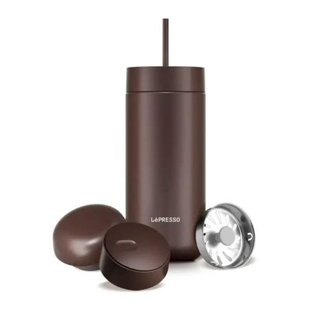 تراول ماگ (فلاسک) 3 کاره LePRESSO (لپرسو) مدل Trio Tumbler/ ظرفیت 470 میلی لیتر