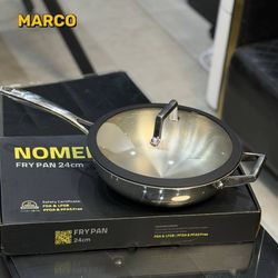 ماهیتابه وک کف لیزری سایز 28 تک دسته مدل اولترا کوک(ULTRA COOK)ضمانت اصالت کالا ارسال فوری و رایگان /گارانتی 18 ماهه مارکو تجارت