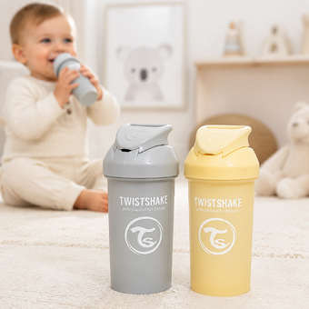 شیکر و لیوان نی دار و آبمیوه خوری کودک تویست شیک مدل‬ ‫Twistshake ‬ ‫360 میل‬