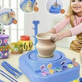 اسباب بازی چرخ سفالگری کودک کد 0323