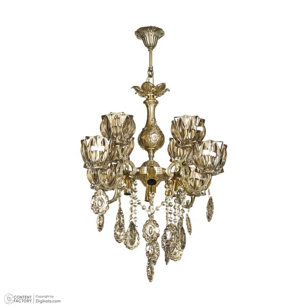 لوستر 16 شعله شاهان تک مدل 1621