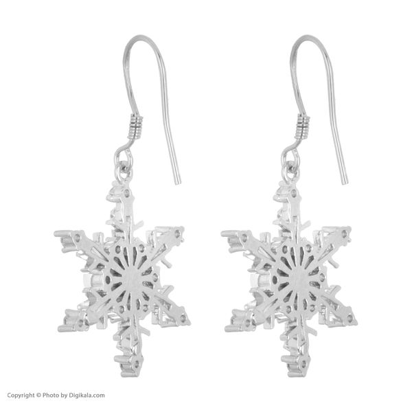 گوشواره زنانه طرح برف کد Q39