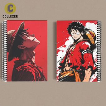 دفتر انیمه وان پیس طرح مانکی دی. لوفی (Monkey D. Luffy) One Piece کد 10 (دو رو چاپ )