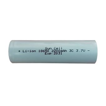 باتری لیتیوم یون 3.7 ولت 3C 2200mAh سایز 18650