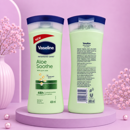 لوسیون وازلین آلوورا Aloe Soothe حجم 400 میل